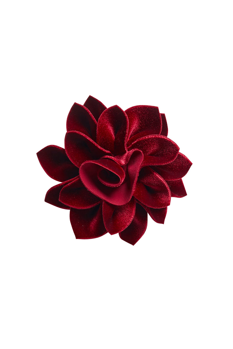 Velvet Flower Brooch Cream Online