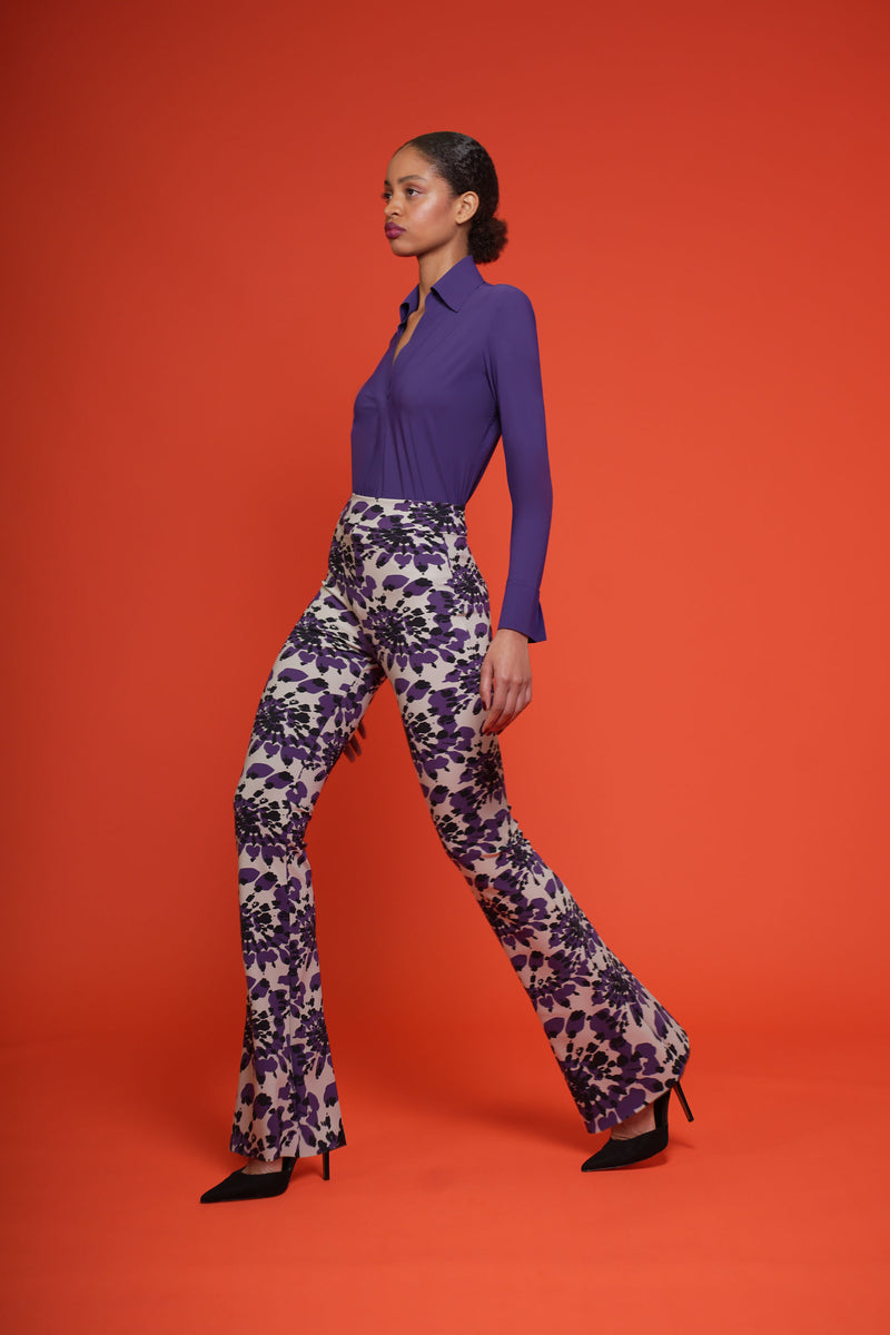 VENUSETTE HIGH WAISTED PRINTED PANTS