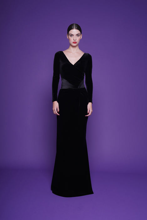 AXAS VELVET GOWN