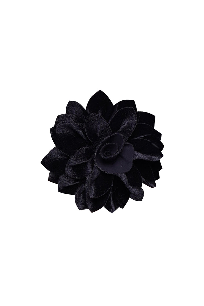 VELVET FLOWER BROOCH