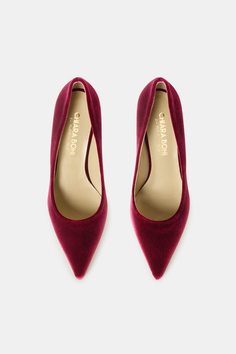 VELVET PUMPS