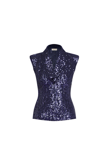 DUINY SEQUINED TOP